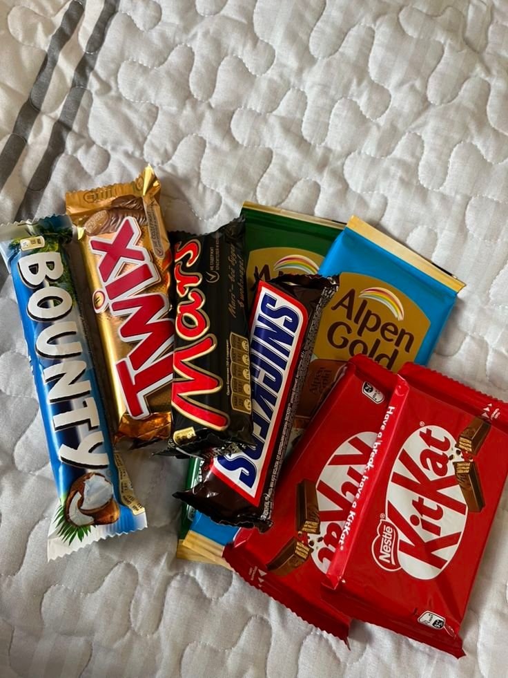 Candy and chocolate bars