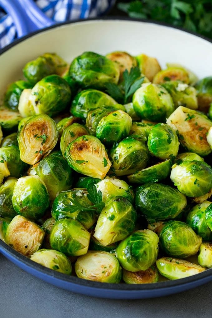 Roasted Brussels sprouts