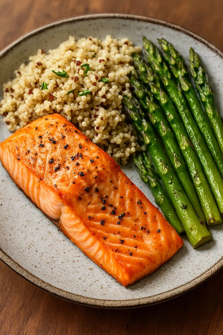 Salmon and Asparagus